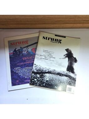 Strung Magazine Fly Fishing Lot of 2 Adventure Mountain Biking Sweat and Oil